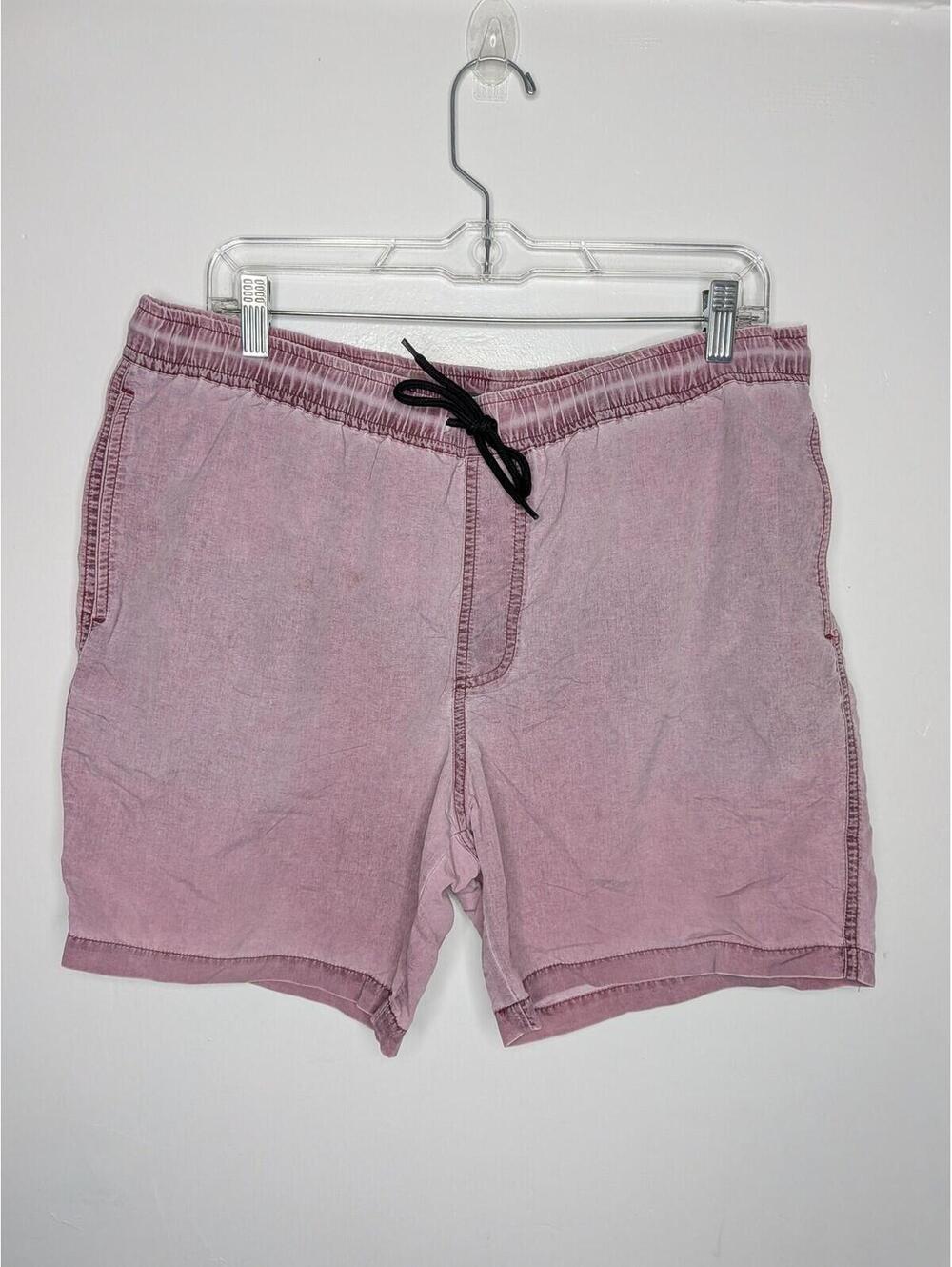 ASOS Swim Shorts Mens L Purple Elastic Waist Drawstring Lined Trunks Pockets